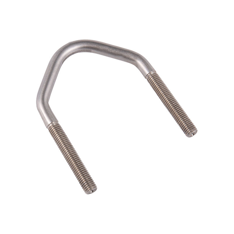 Pince en forme de U en acier inoxydable avec filetage
